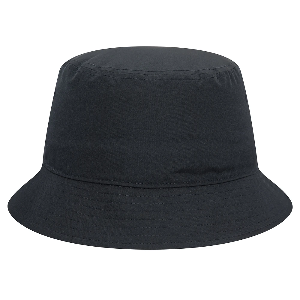 Men's New Era Navy Manchester United Rubber Woven Bucket Hat