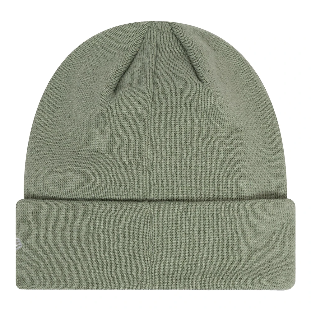 Men's New Era Olive Manchester United Seasonal Cuffed Knit Hat