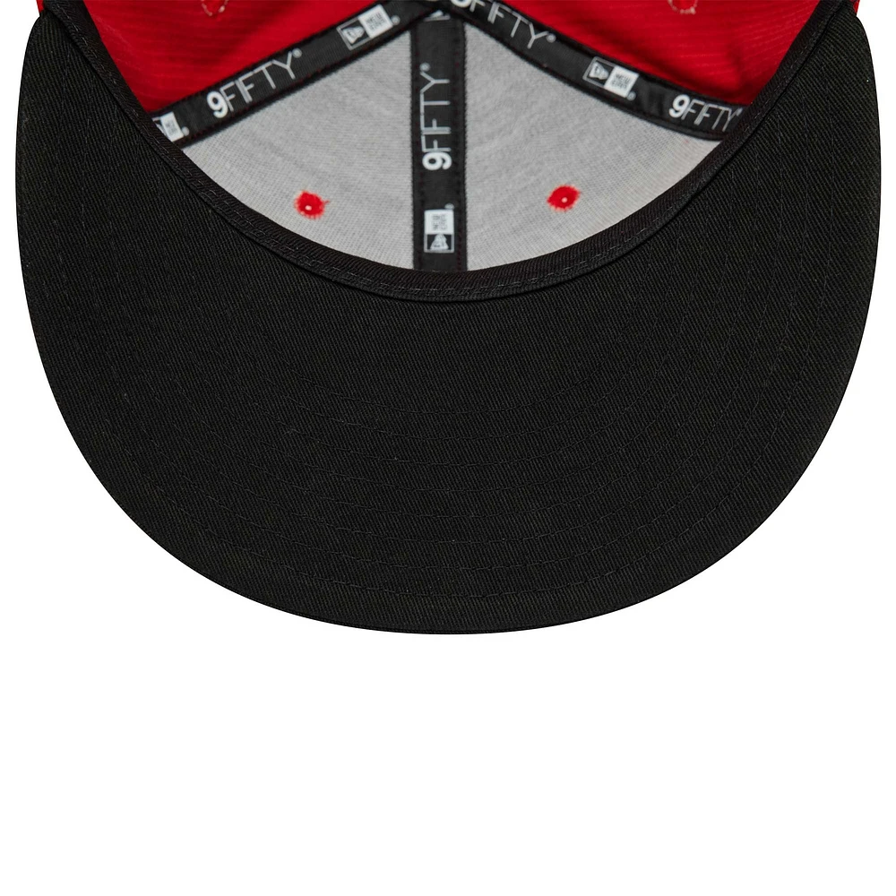 Men's New Era Red Manchester United Corduroy 9FIFTY Snapback Hat