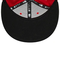 Men's New Era Red Manchester United Corduroy 9FIFTY Snapback Hat