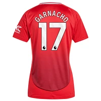 Women's adidas Alejandro Garnacho Red Manchester United 2024/25 Home Replica Player Jersey