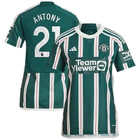 Women's adidas Antony Green Manchester United 2023/24 Away Replica Player Jersey