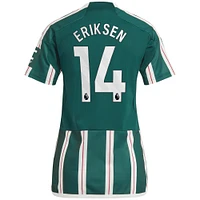 Women's adidas Christian Eriksen Green Manchester United 2023/24 Away Replica Player Jersey