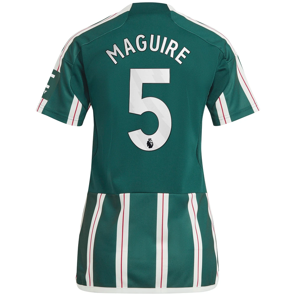 Women's adidas Harry Maguire Green Manchester United 2023/24 Away Replica Player Jersey