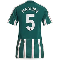 Women's adidas Harry Maguire Green Manchester United 2023/24 Away Replica Player Jersey