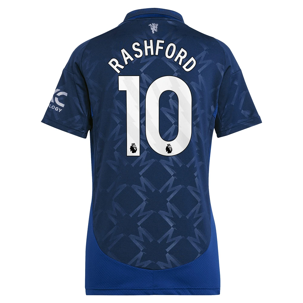 Women's adidas Marcus Rashford Navy Manchester United 2024/25 Away Replica Player Jersey