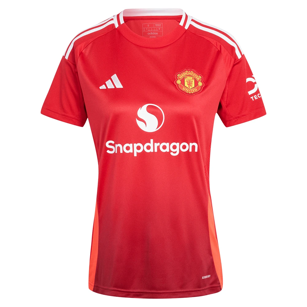 Women's adidas Rasmus Højlund Red Manchester United 2024/25 Home Replica Player Jersey