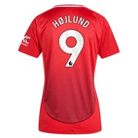 Women's adidas Rasmus Højlund Red Manchester United 2024/25 Home Replica Player Jersey