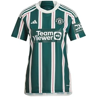 Women's adidas Victor Lindelof Green Manchester United 2023/24 Away Replica Player Jersey
