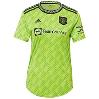 Women's adidas Victor Lindelof Neon Green Manchester United 2022/23 Third Replica Player Jersey