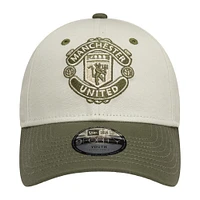 Youth New Era  Tan Manchester United Contrast 9FORTY Adjustable Hat