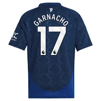 Youth adidas Alejandro Garnacho Navy Manchester United 2024/25 Replica Player Jersey