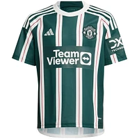 Youth adidas Christian Eriksen Green Manchester United 2023/24 Away Replica Player Jersey