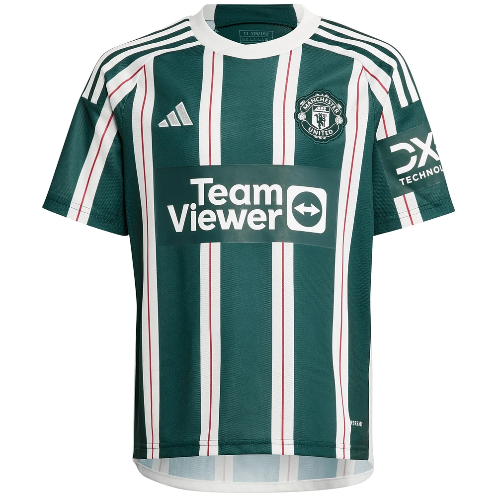 Youth adidas Mason Mount Green Manchester United 2023/24 Away Replica Player Jersey