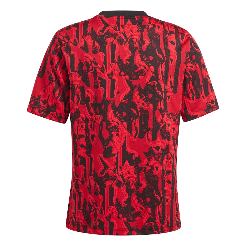 Youth adidas  Red Manchester United 2023/24 Pre-Match Top