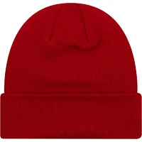 Youth New Era  Red Manchester United Essential Cuffed Knit Hat