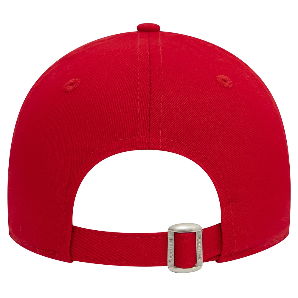 Youth New Era Red Manchester United Forever Red 9FORTY Adjustable Hat