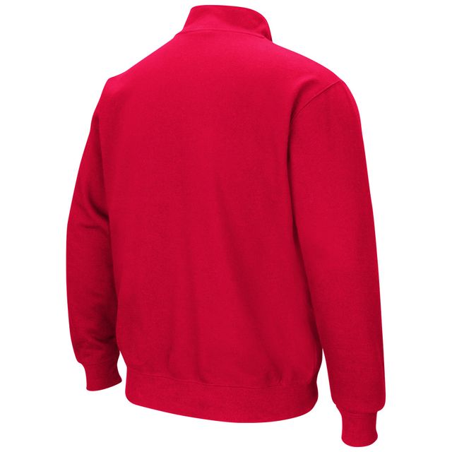 Colosseum Red Marist Foxes Tortugas Sweat-shirt zippé pour homme