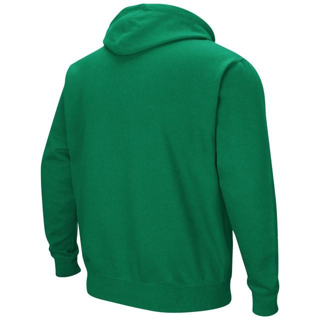 Chandail à capuchon Colosseum Kelly Green Marshall Thundering Herd Arch et logo pour hommes
