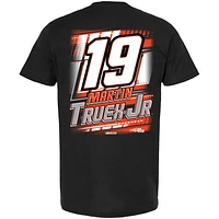 T-shirt avec nom et numéro Martin Truex Jr de la collection Joe Gibbs Racing Team pour homme, noir