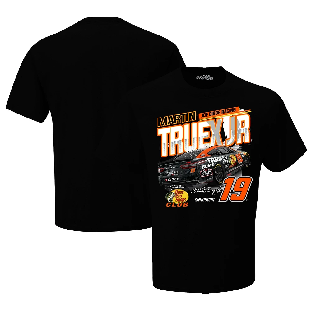 T-shirt Homme Joe Gibbs Racing Team Collection Noir Martin Truex Jr Speed