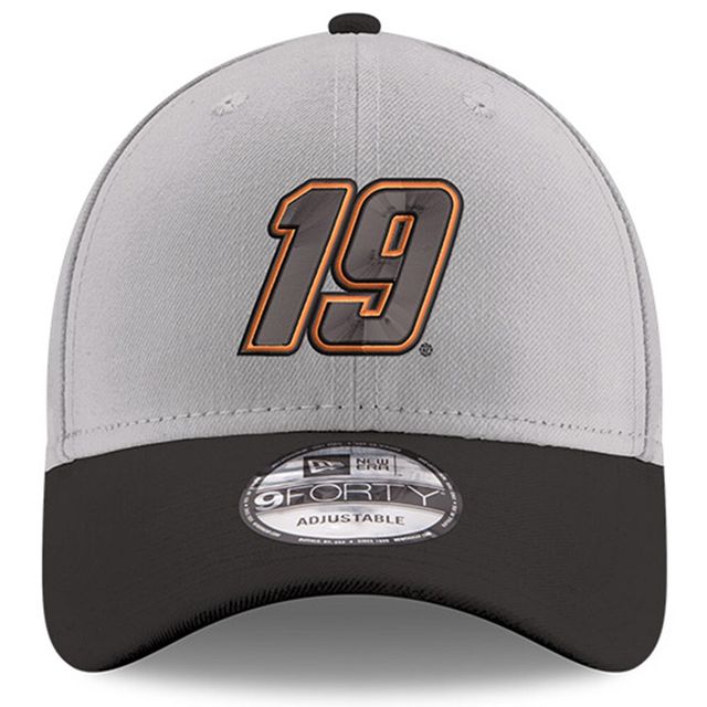 Casquette réglable Snapback Martin Truex Jr 9FORTY New Era pour homme, gris/noir