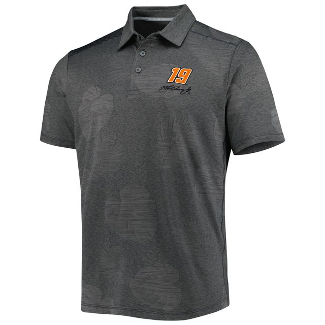Polo Homme Tommy Bahama Anthracite Martin Truex Jr Palm Coast Delray Frond IslandZone