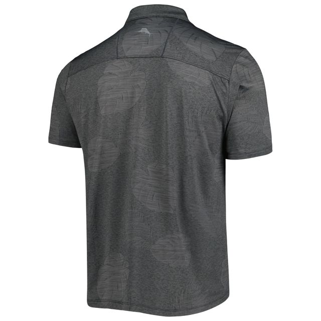 Polo Homme Tommy Bahama Anthracite Martin Truex Jr Palm Coast Delray Frond IslandZone