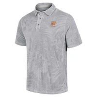 Polo Tommy Bahama gris Martin Truex Jr Santiago Paradise pour hommes