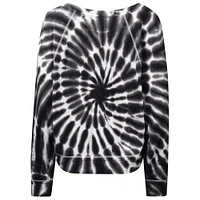 Women's Touch Black Martin Truex Jr Punt Tri-Blend Long Sleeve T-Shirt