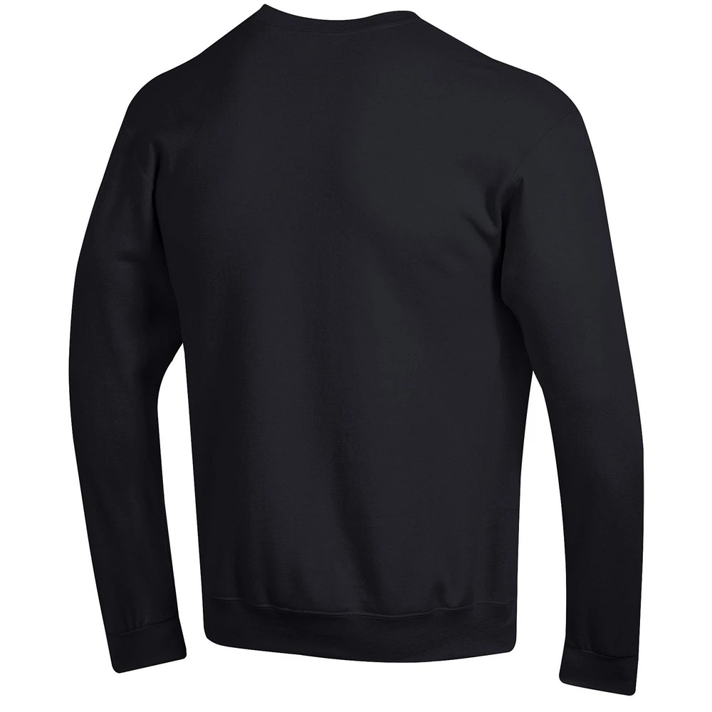 Men's Champion  Black Maryland Terrapins Arch Over Logo Pullover Sweatshirt