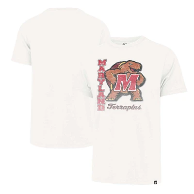 Men's '47 Cream Maryland Terrapins Phase Out Franklin T-Shirt