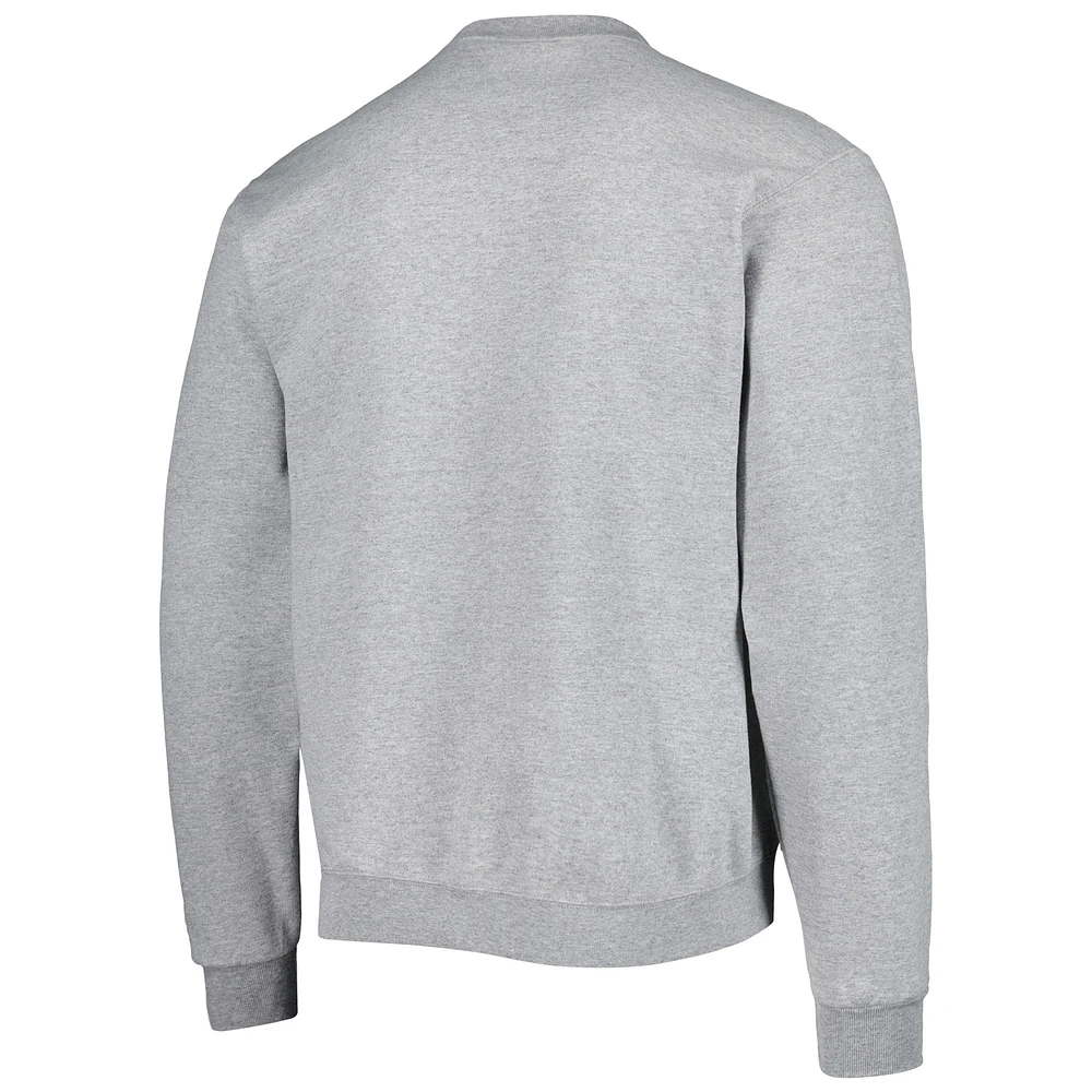 Men's Champion Heather Gray Maryland Terrapins High Motor Pullover Sweatshirt