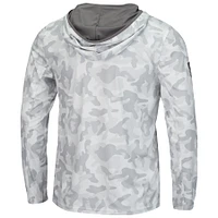 Men's Colosseum Arctic Camo Maryland Terrapins OHT Military Appreciation Long Sleeve Hoodie Top