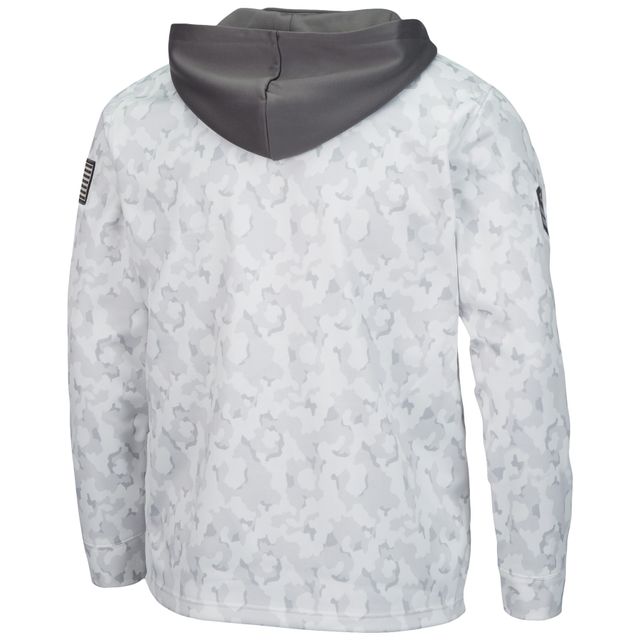 Sweat à capuche zippé Colosseum Arctic Camo Maryland Terrapins OHT pour homme
