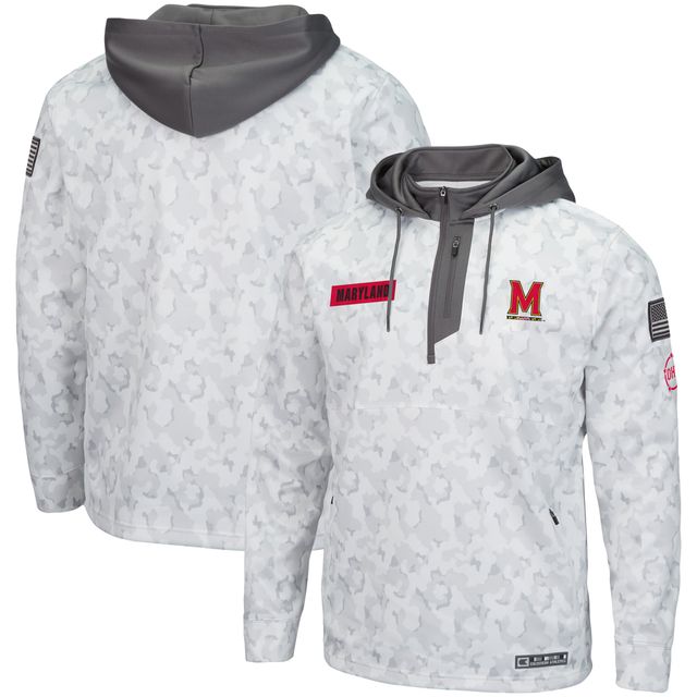 Sweat à capuche zippé Colosseum Arctic Camo Maryland Terrapins OHT pour homme