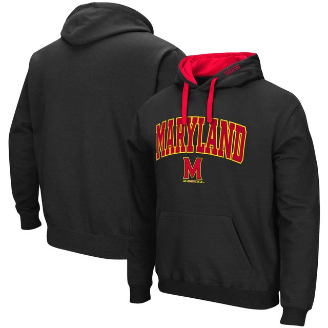 Sweat à capuche Colosseum Black Maryland Terrapins Big & Tall Arch Logo 2.0 pour homme