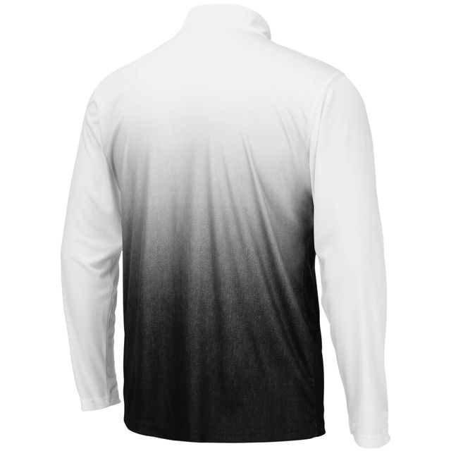 Colosseum Grey Maryland Terrapins Magic Team Logo Veste à quart de zip pour homme