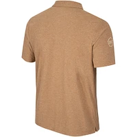 Polo du désert en jersey pour hommes Colosseum kaki Maryland Terrapins OHT Military Appreciation Cloud