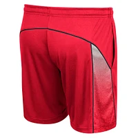 Men's Colosseum Red Maryland Terrapins Laws of Physics Shorts