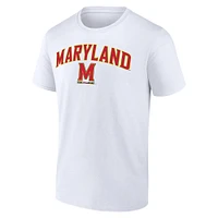 Men's Fanatics White Maryland Terrapins Campus T-Shirt