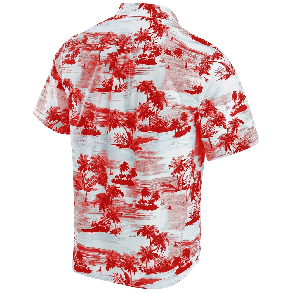 Men's Tommy Bahama  Red Maryland Terrapins Tropical Horizons Button-Up Shirt