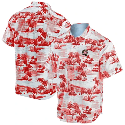 Men's Tommy Bahama  Red Maryland Terrapins Tropical Horizons Button-Up Shirt