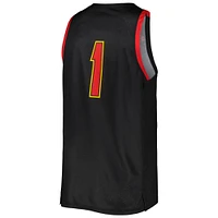 Men's Under Armour Black Maryland Terrapins Replica Basketball Jersey