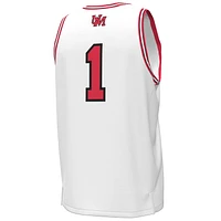 Under Armour #1 Blanc Maryland Terrapins Throwback Replica Maillot de basket-ball pour hommes