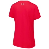 Women's Under Armour Red Maryland Terrapins Performance Tech T-Shirt