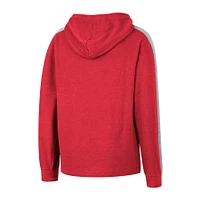 Youth Colosseum Heathered Red Maryland Terrapins Wind Changes Raglan Hoodie T-Shirt