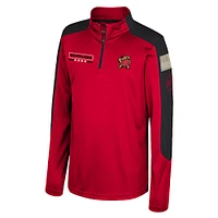 Youth Colosseum  Red Maryland Terrapins OHT Military Appreciation Cyclone Quarter-Zip Windshirt