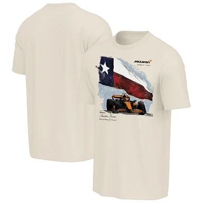 T-shirt homme Natural McLaren F1 Team 2025 USA Grand Prix Austin