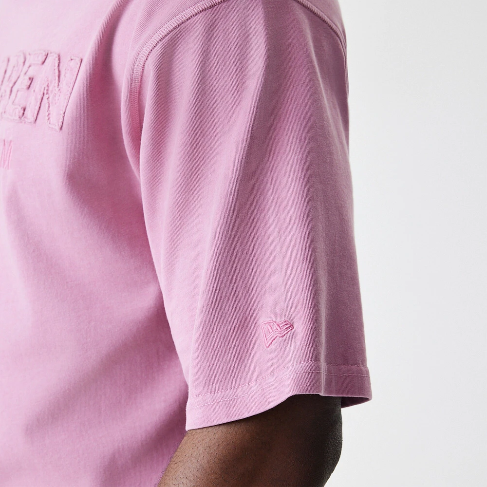 Men's New Era  Pink McLaren F1 Team Acid Washed T-Shirt